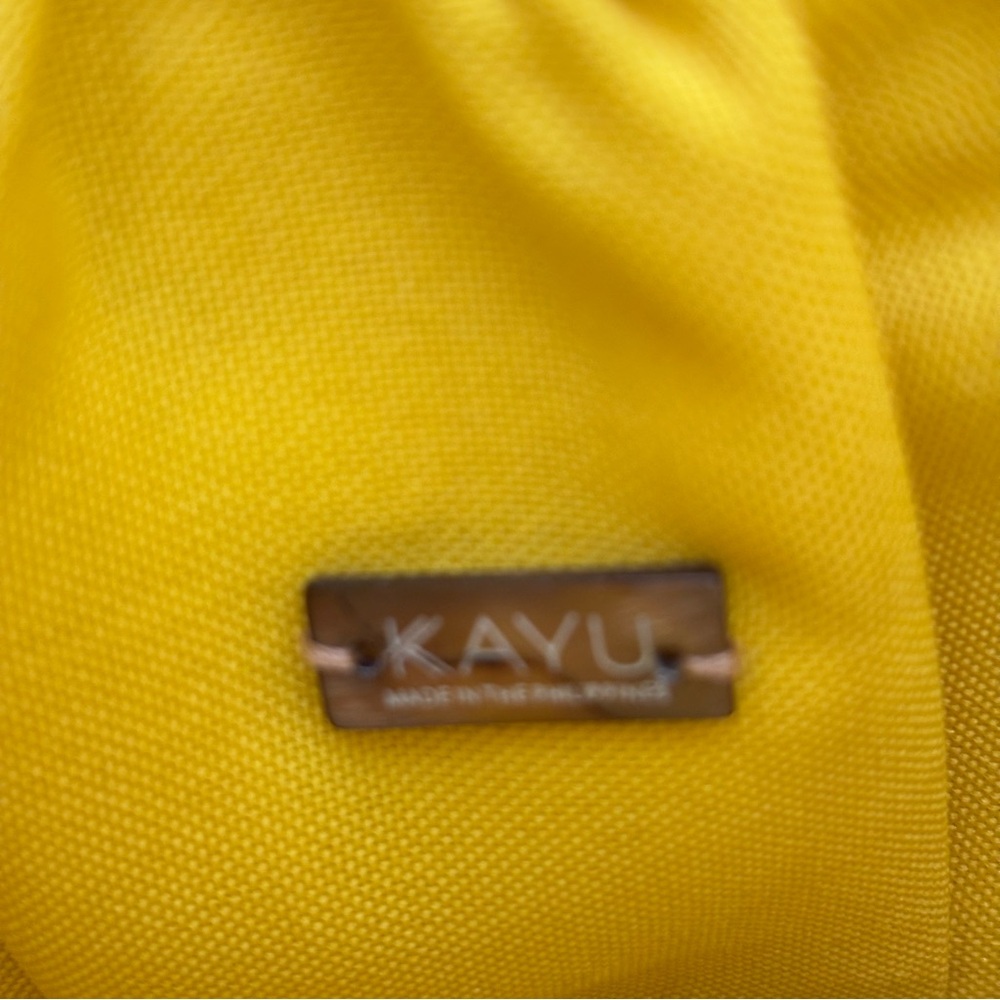 J Crew KAYU Limon Crossbody/Clutch Bag NWOT Yellow Raffia, Mother of Pearl Shell - Picture 6 of 6